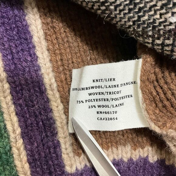 ANTHROPOLOGIE SPARROW 100% Lambswool Cardigan Sweater - Picture 5 of 5